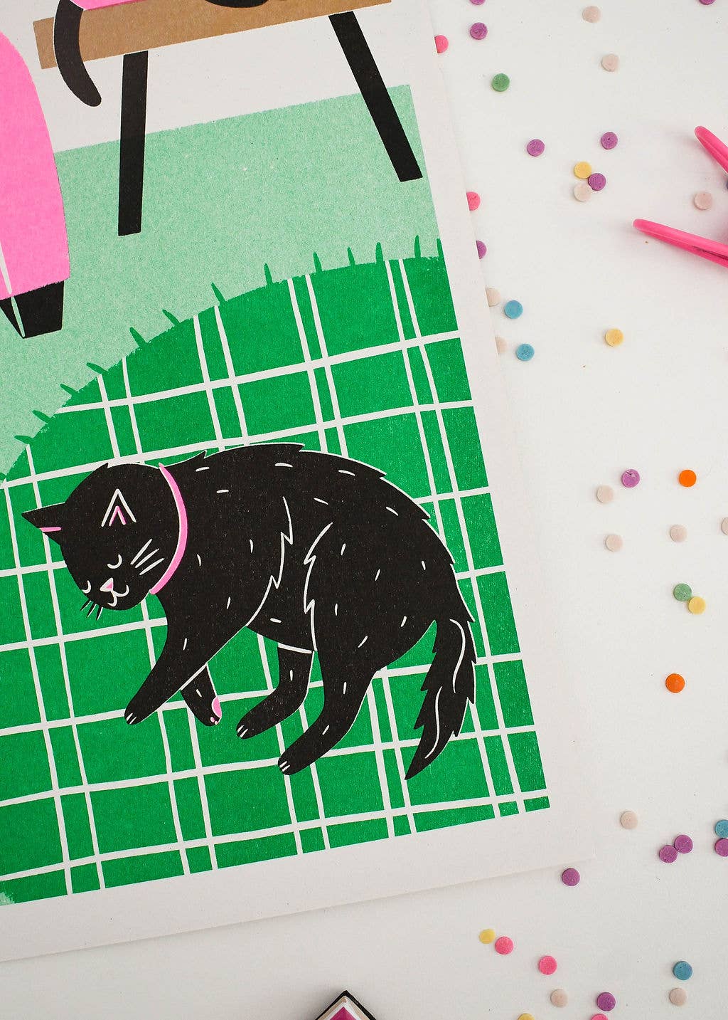 Sleepy Sunday A3 Riso Print