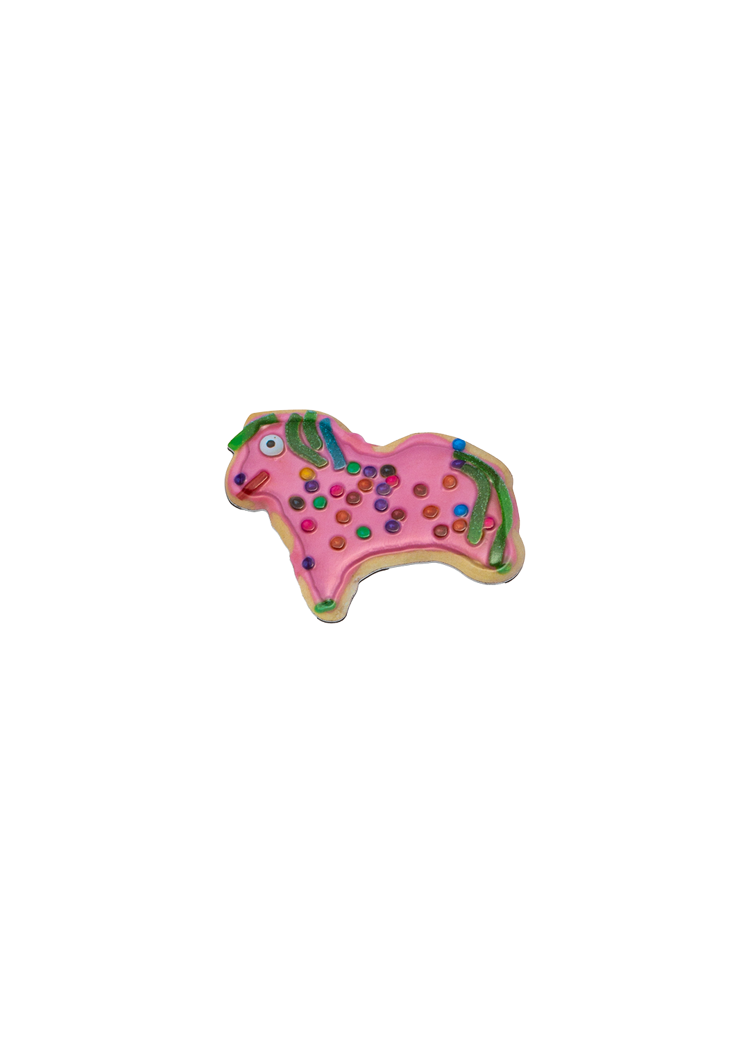 Weird horse cookie magnet