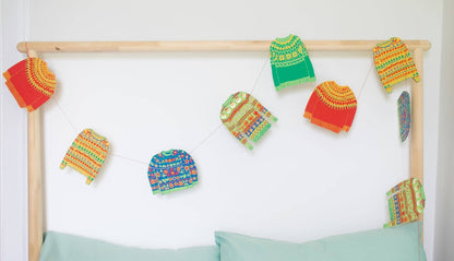 Christmas Jumpers Sewn Garland