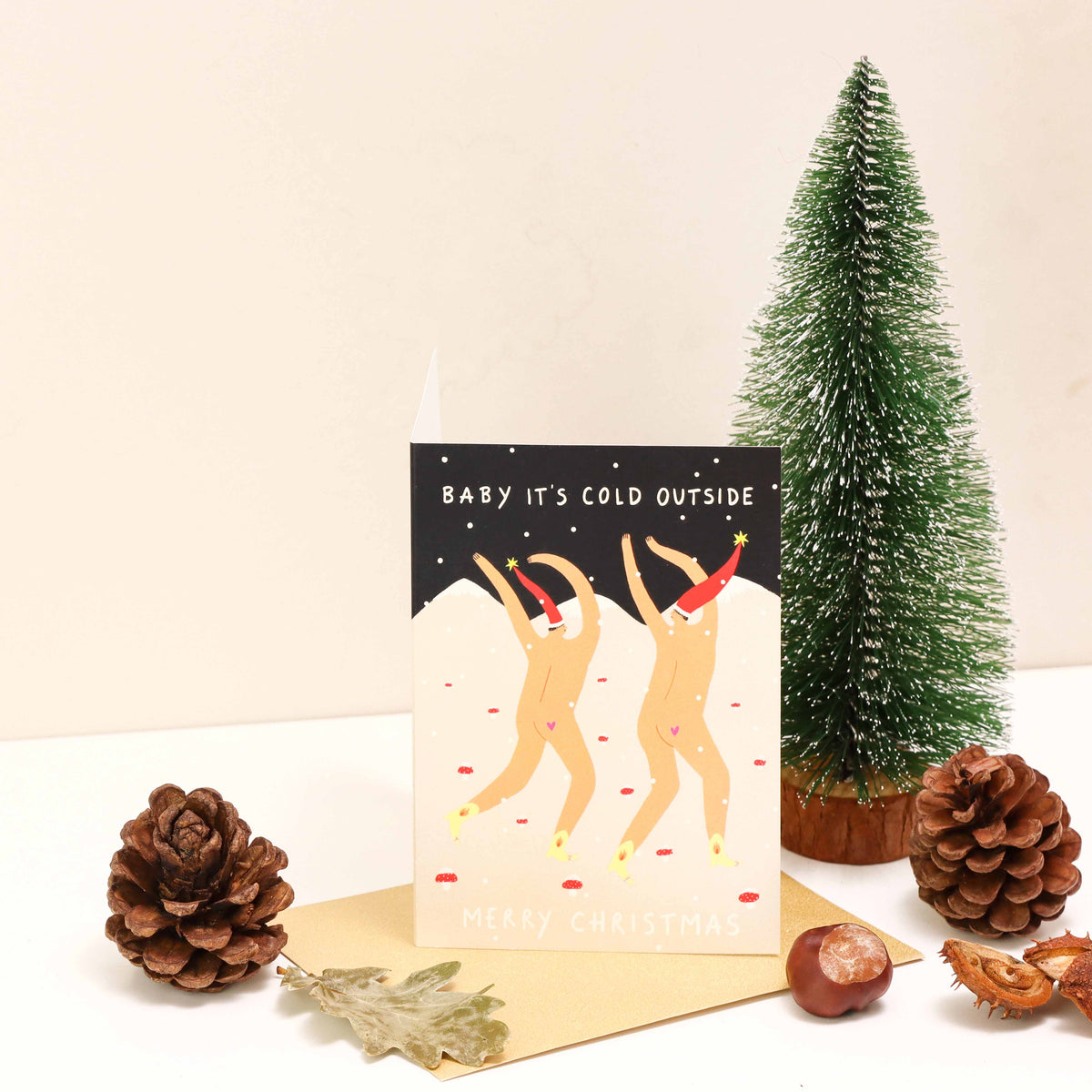 Baby It's Cold Outside Christmas Card
