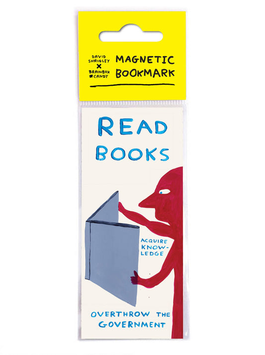 Read Books  - David Shrigley Magnetic Bookmark
