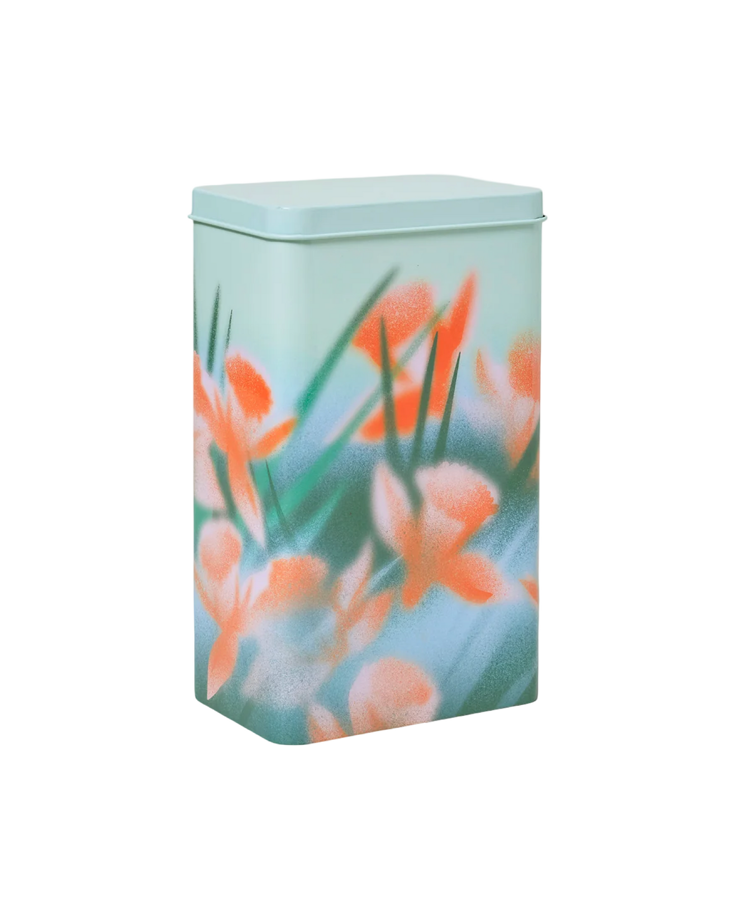 Flowers Coffee Tin