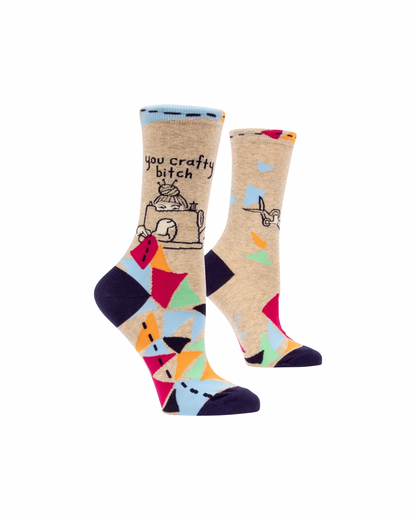 You Crafty Bitch Women's Socks