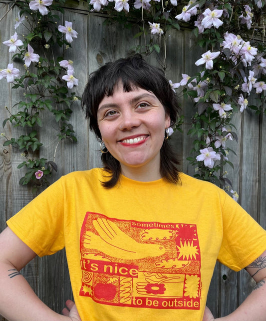 Nice Outside T-Shirt - Yellow