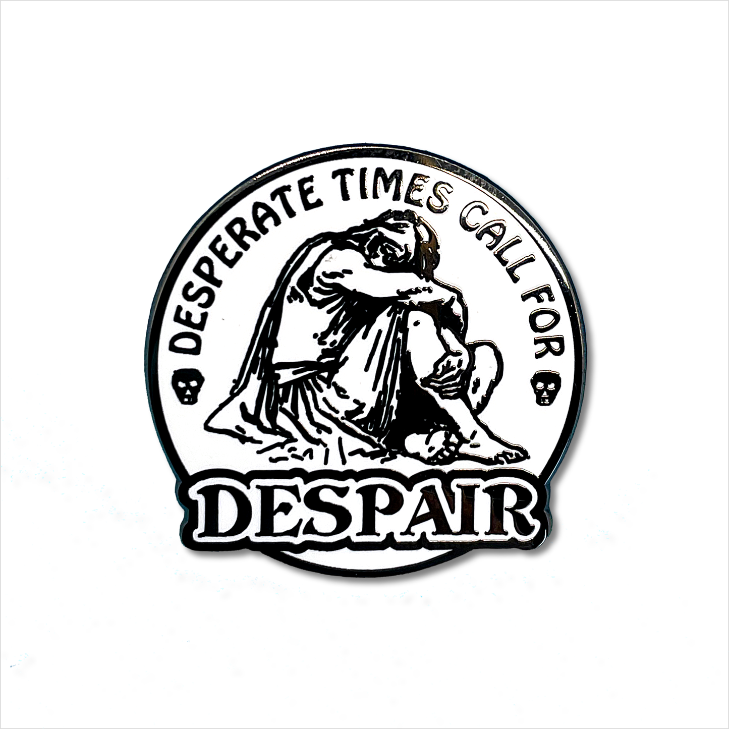 Despair Enamel Pin