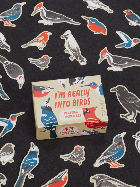 I'm Really Into Birds Sticker Box