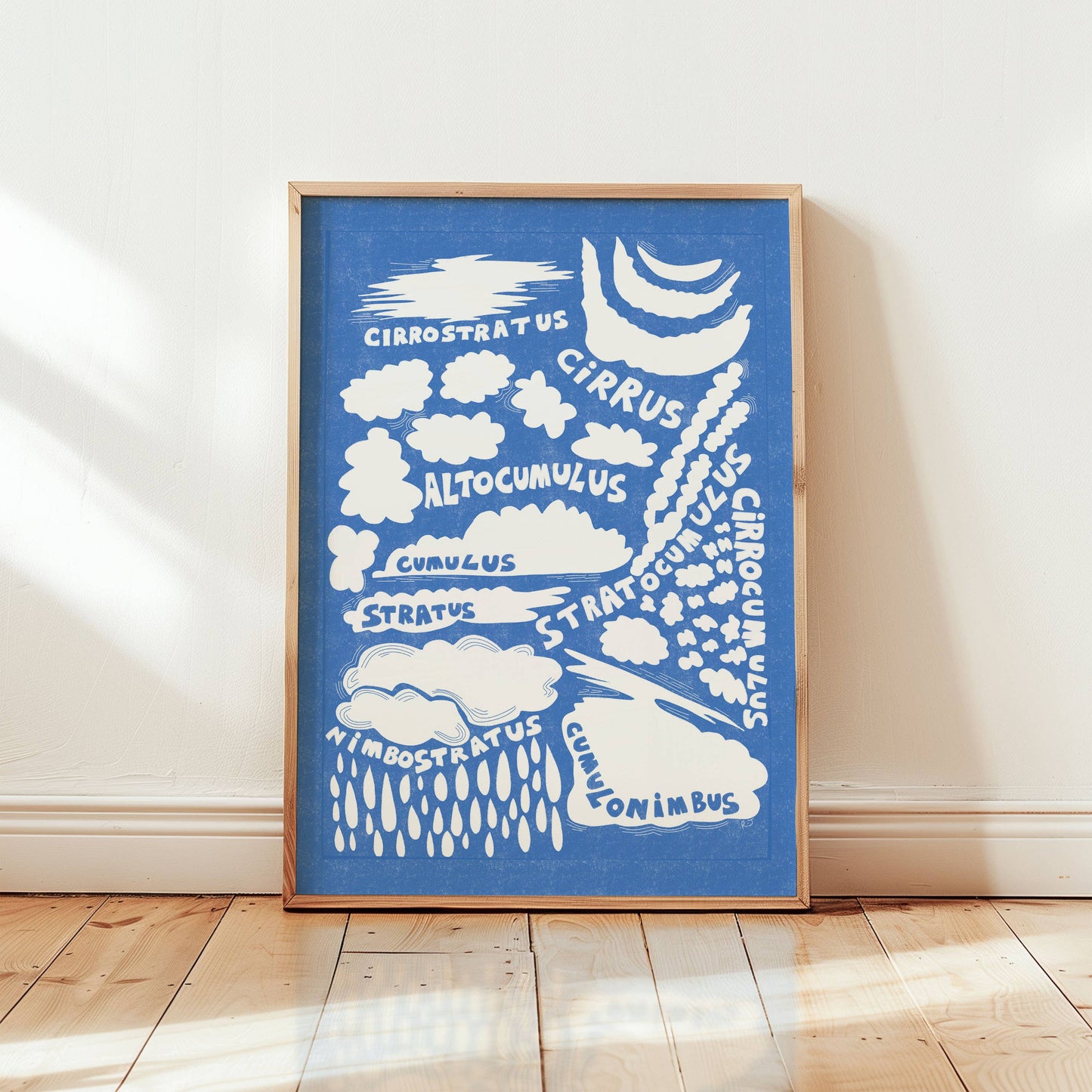 Clouds A4 Print