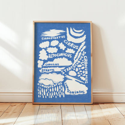 Clouds A4 Print