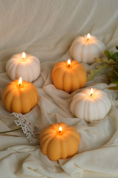Orange Pumpkin Candle