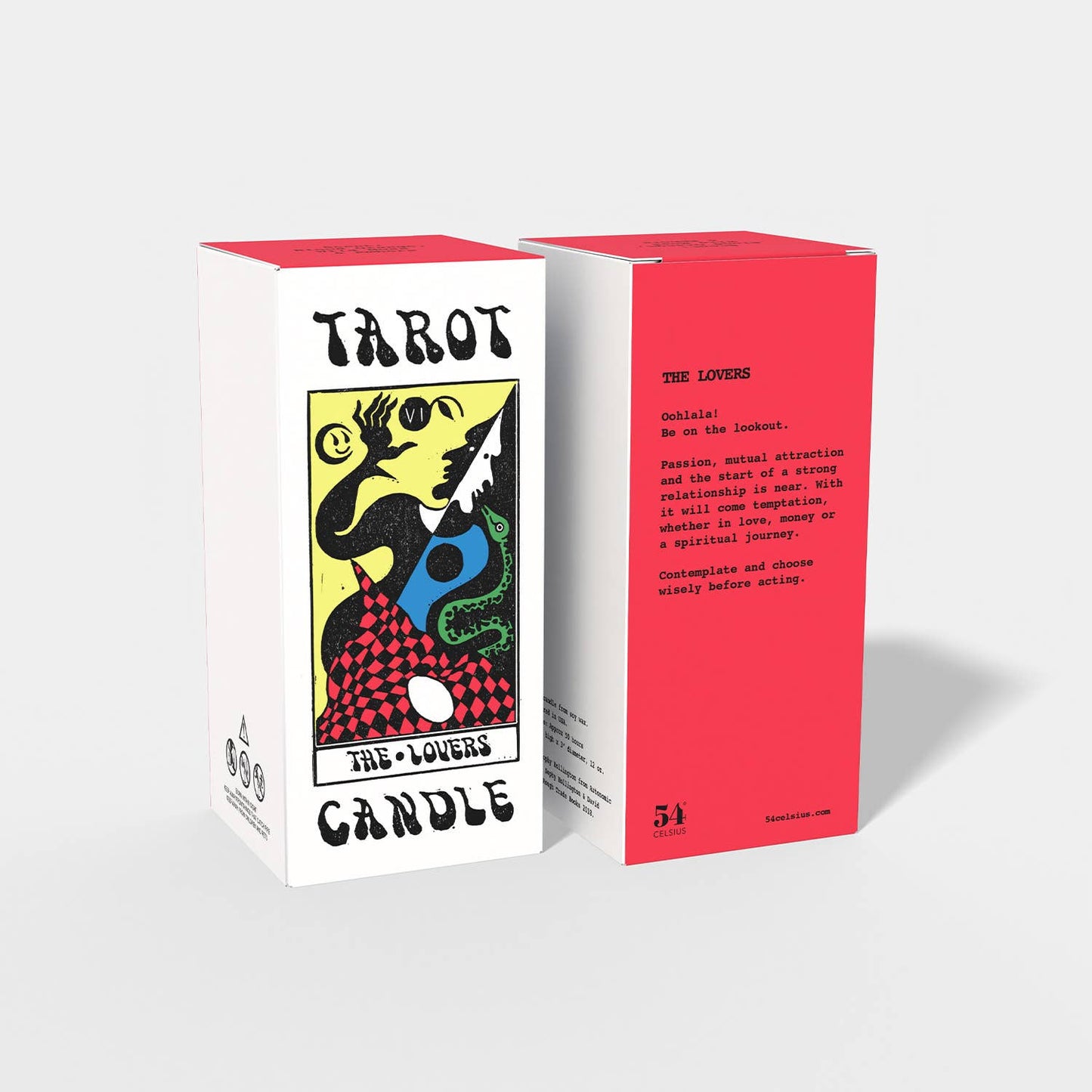 The Lovers Tarot Candle