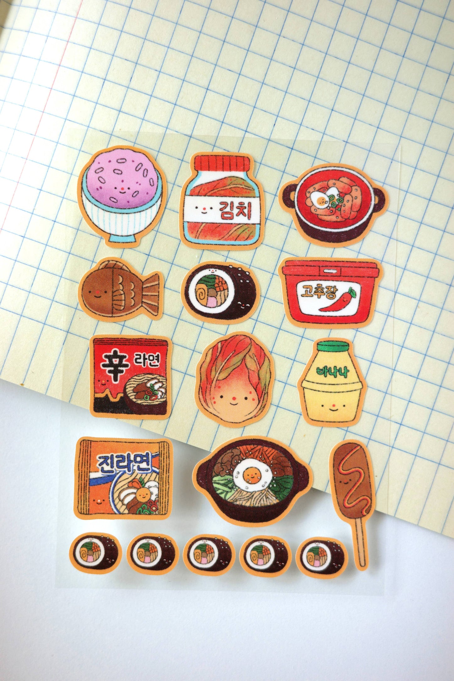 Yummy Korea Sticker Sheet