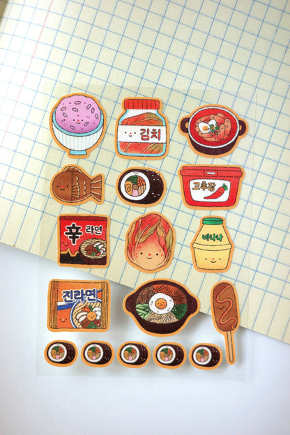 Yummy Korea Sticker Sheet