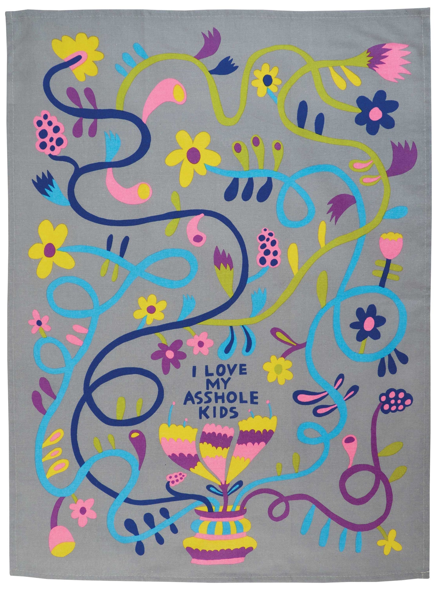Love My Asshole Kids Dish Towel