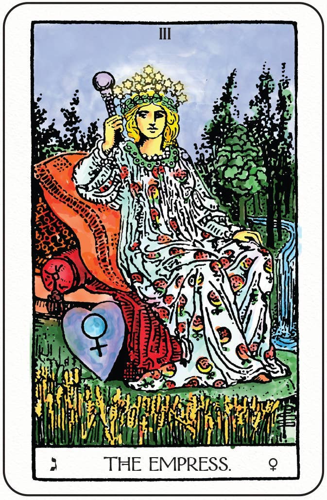 Mini Weiser Tarot: Flashcards / English