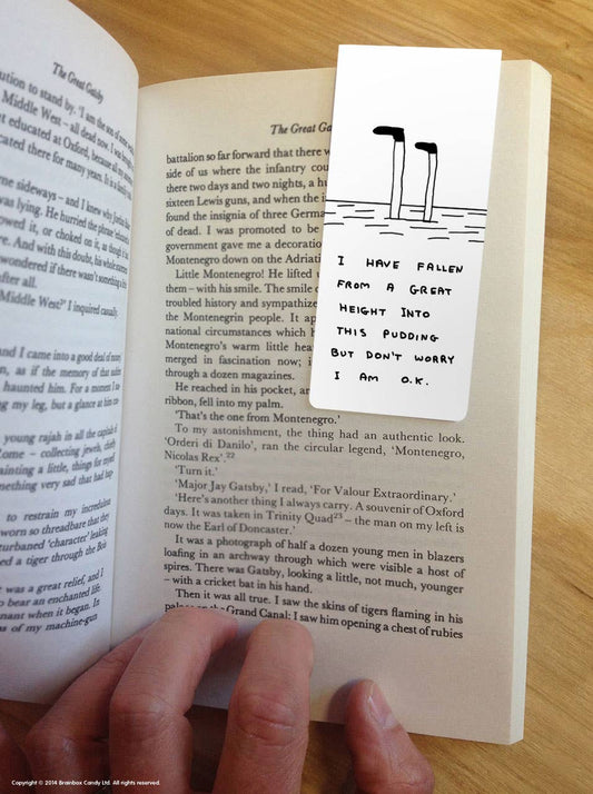 Pudding - David Shrigley Magnetic Bookmark