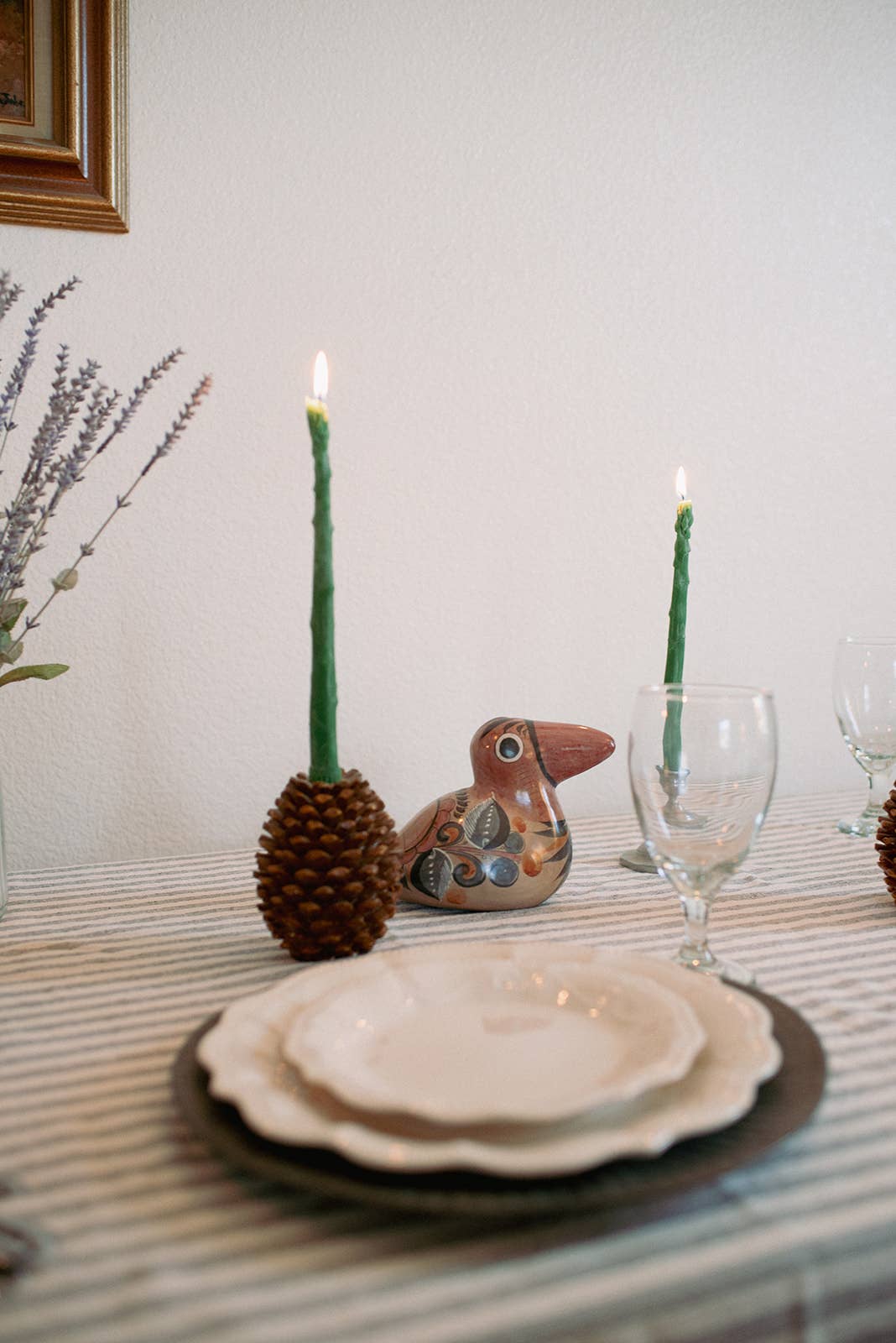 Asparagus Beeswax Candle