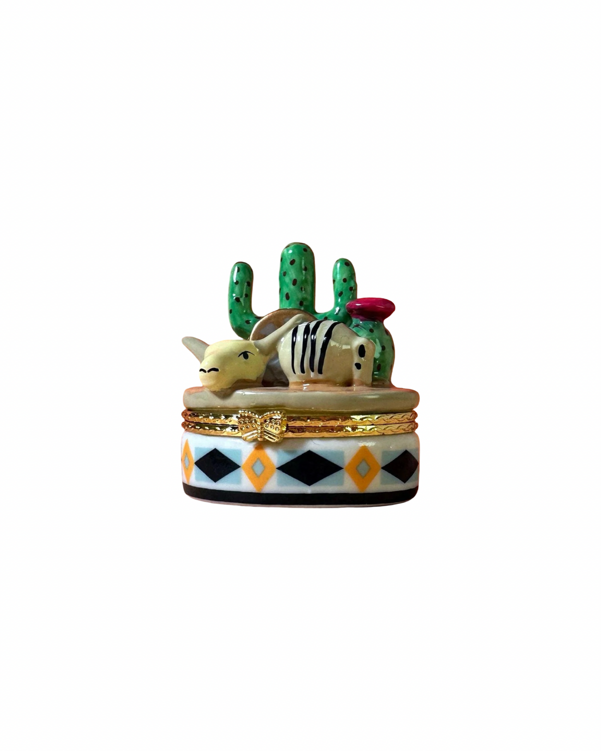 Cactus & Skull Trinket Box