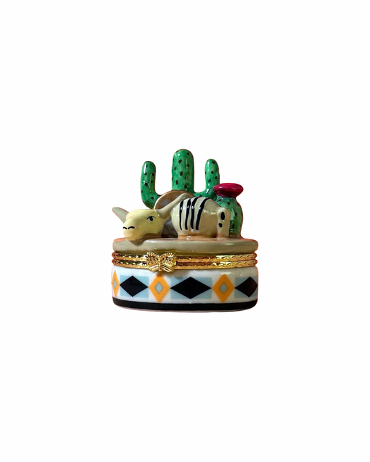 Cactus & Skull Trinket Box