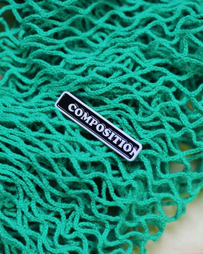 Composition • Enamel Pin
