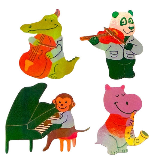 Jazz Animals Sticker Sheet