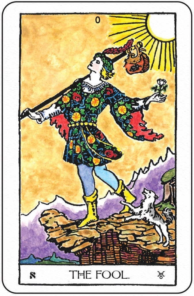 Mini Weiser Tarot: Flashcards / English