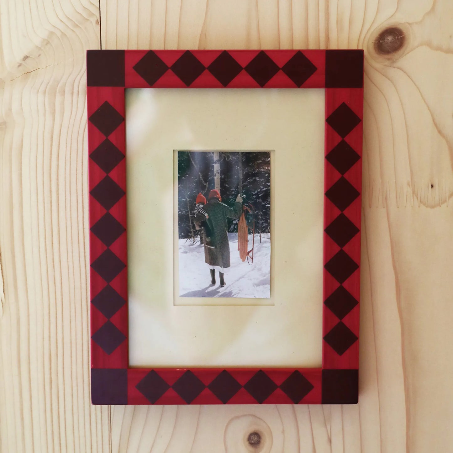 Osteria A6 Photo Frame Burgundy