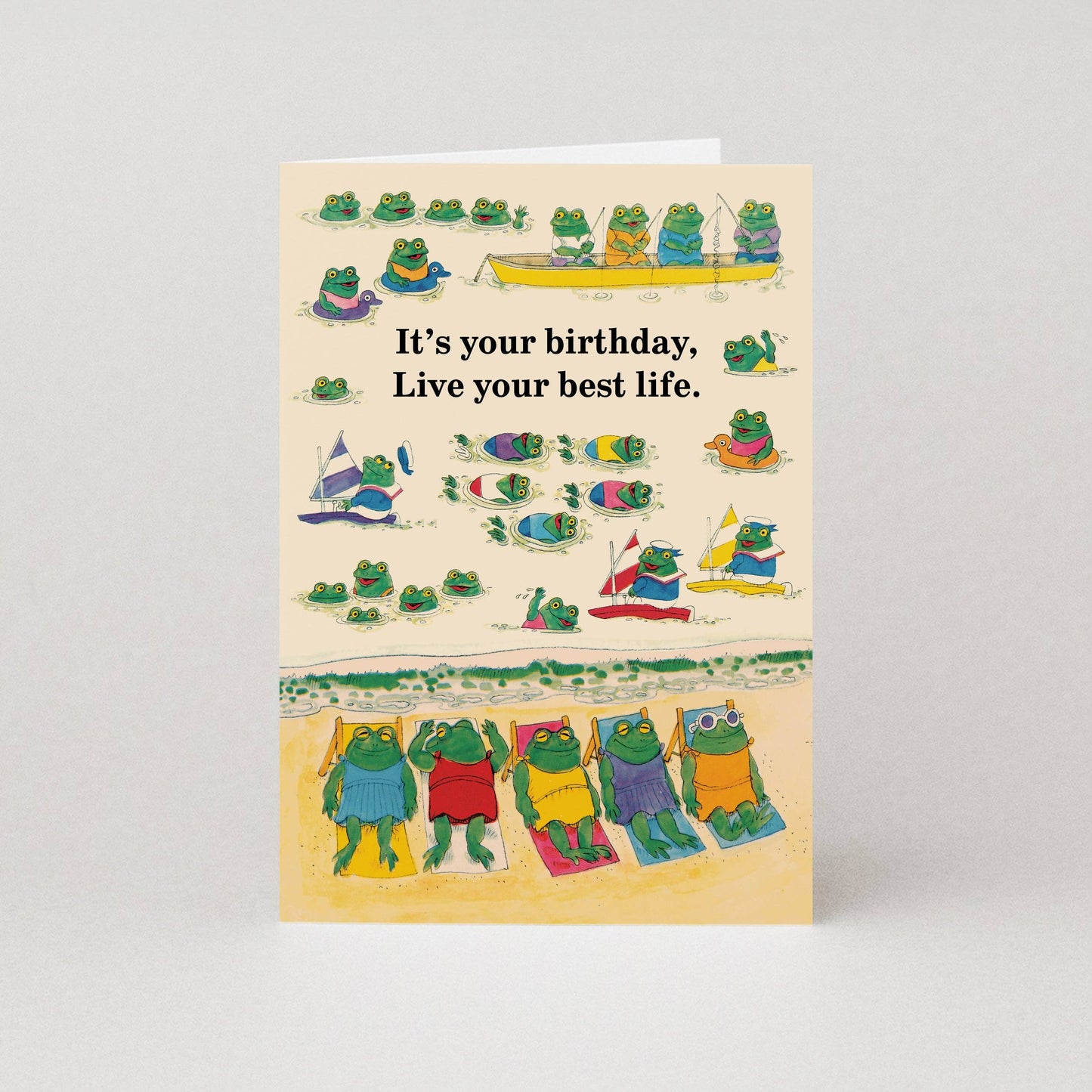 Live Your Best Life Richard Scarry Card