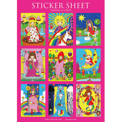 Whimsical Tarot Sticker Sheet