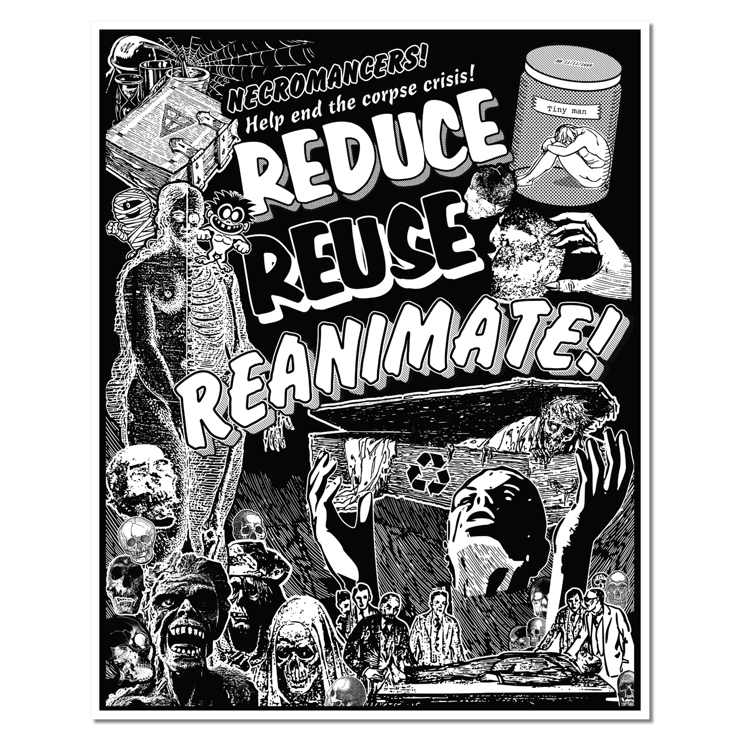 Reanimate Risograph Print