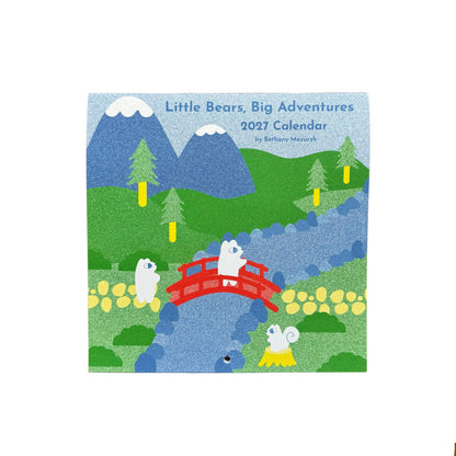 Little Bears, Big Adventures, 2027 Calendar, 21 x 21 cm