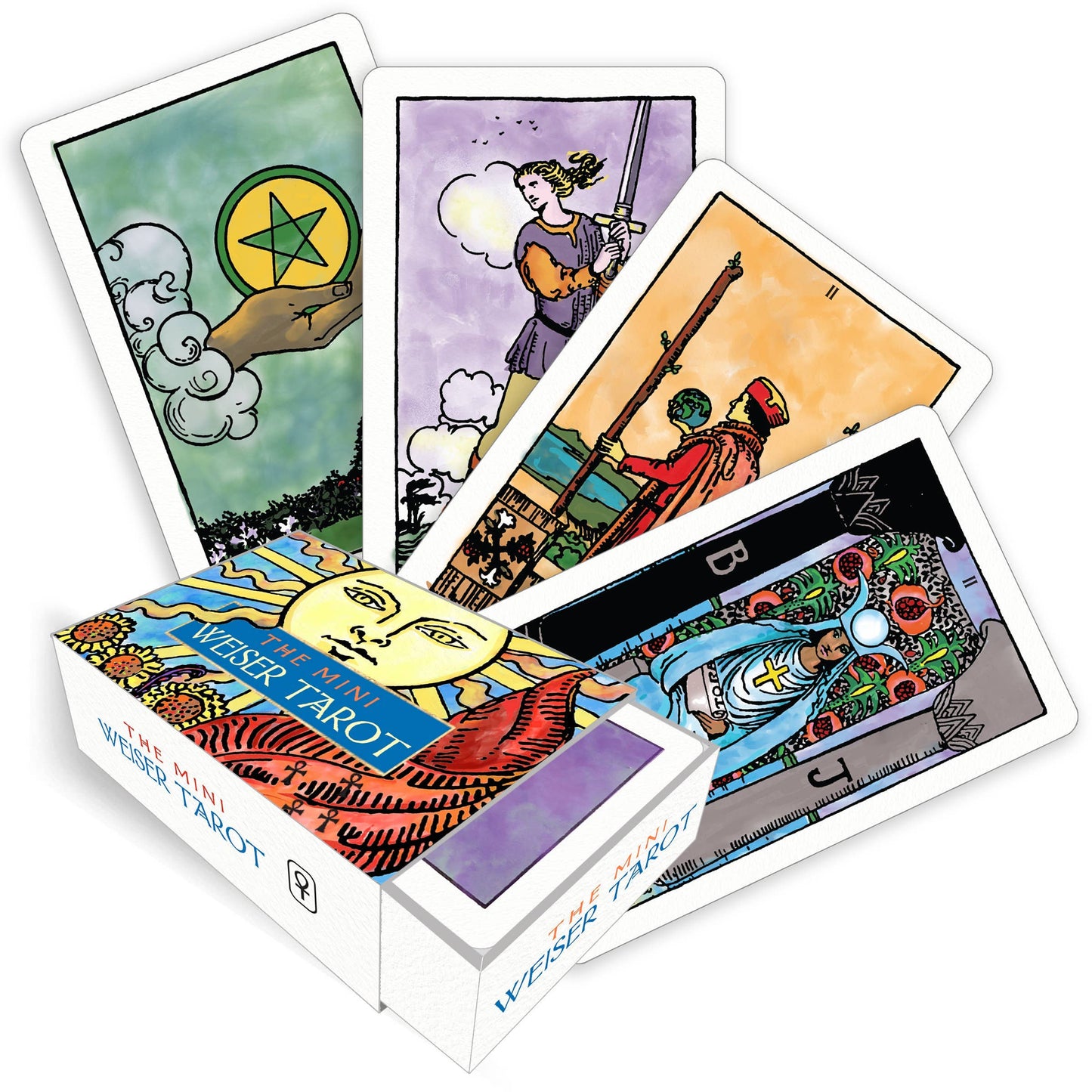 Mini Weiser Tarot: Flashcards / English