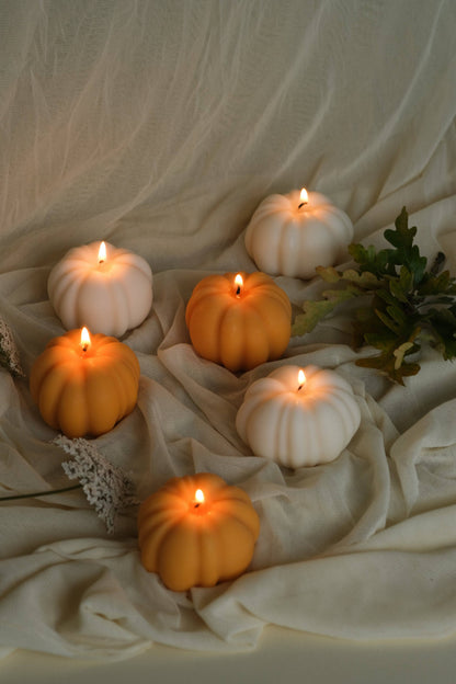Orange Pumpkin Candle