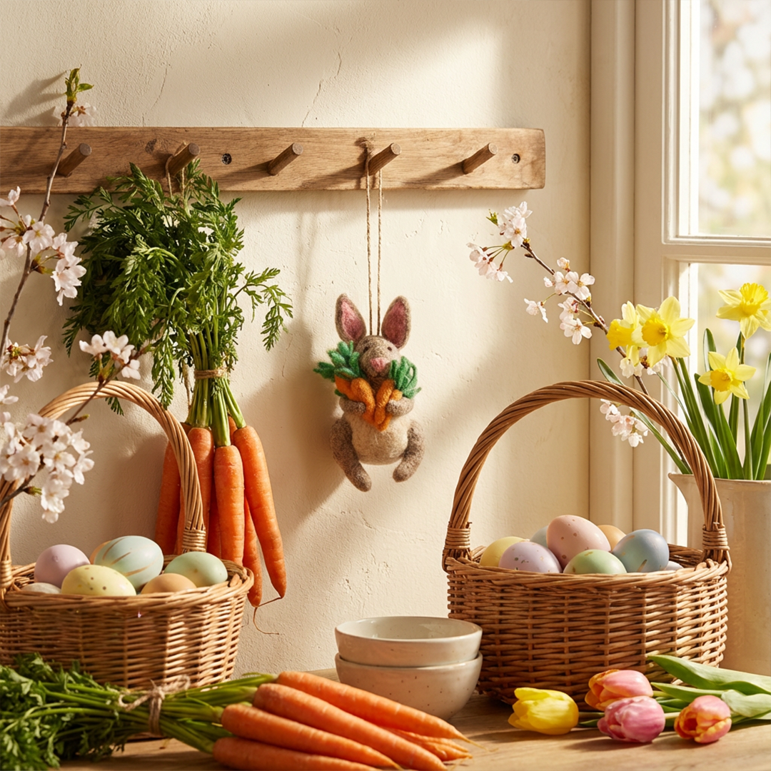 Beatrix Bunny Felt Decoration