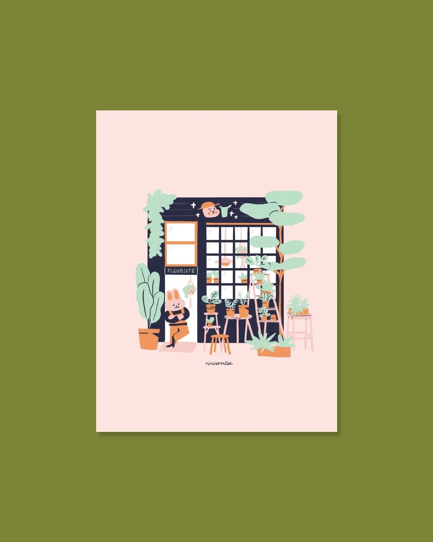 Plants Shop: 18 x 24cm Print