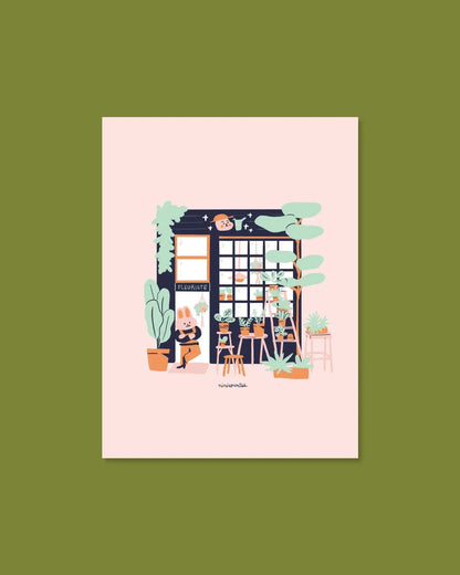Plants Shop Print