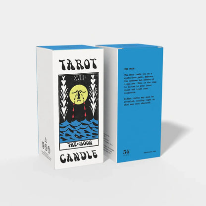 The Moon Tarot Candle