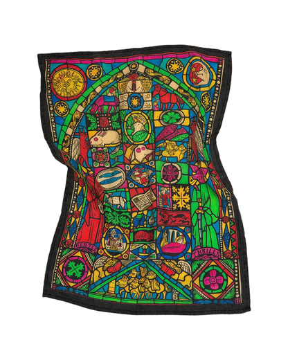 Stained Glass Tea Towel