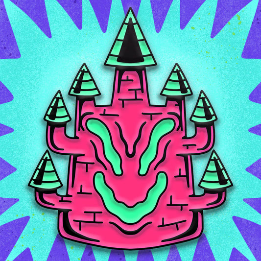 Castle Enamel Pin