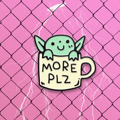 Coffee Goblin Enamel Pin