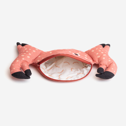 Pink Crab Purse
