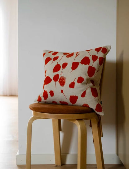 Bouquet Poppy Red Cushion