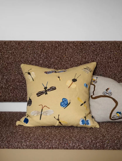 Slända Embroidered Cushion
