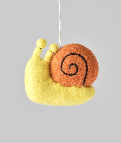Snail Felt Decoration