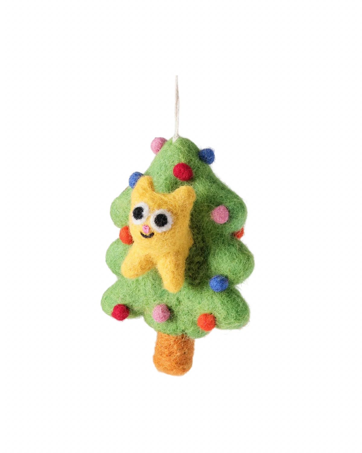 Bobby, Cat in a Tree Felt Decoration