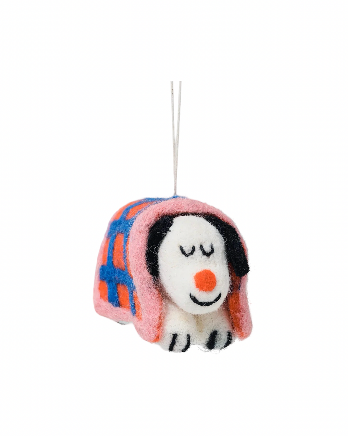 Mimi, Dog Under Blanket Felt Decoration