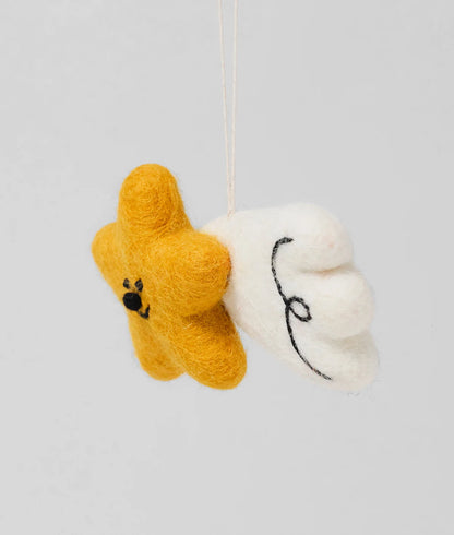 Shooting Star Felt Decorations