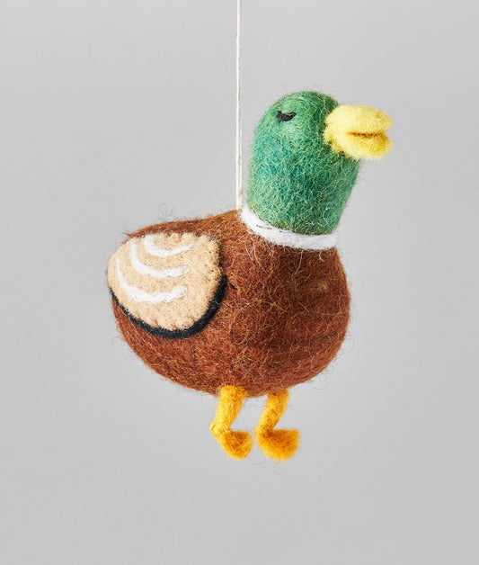 Duck - Felt Hanging Decoration