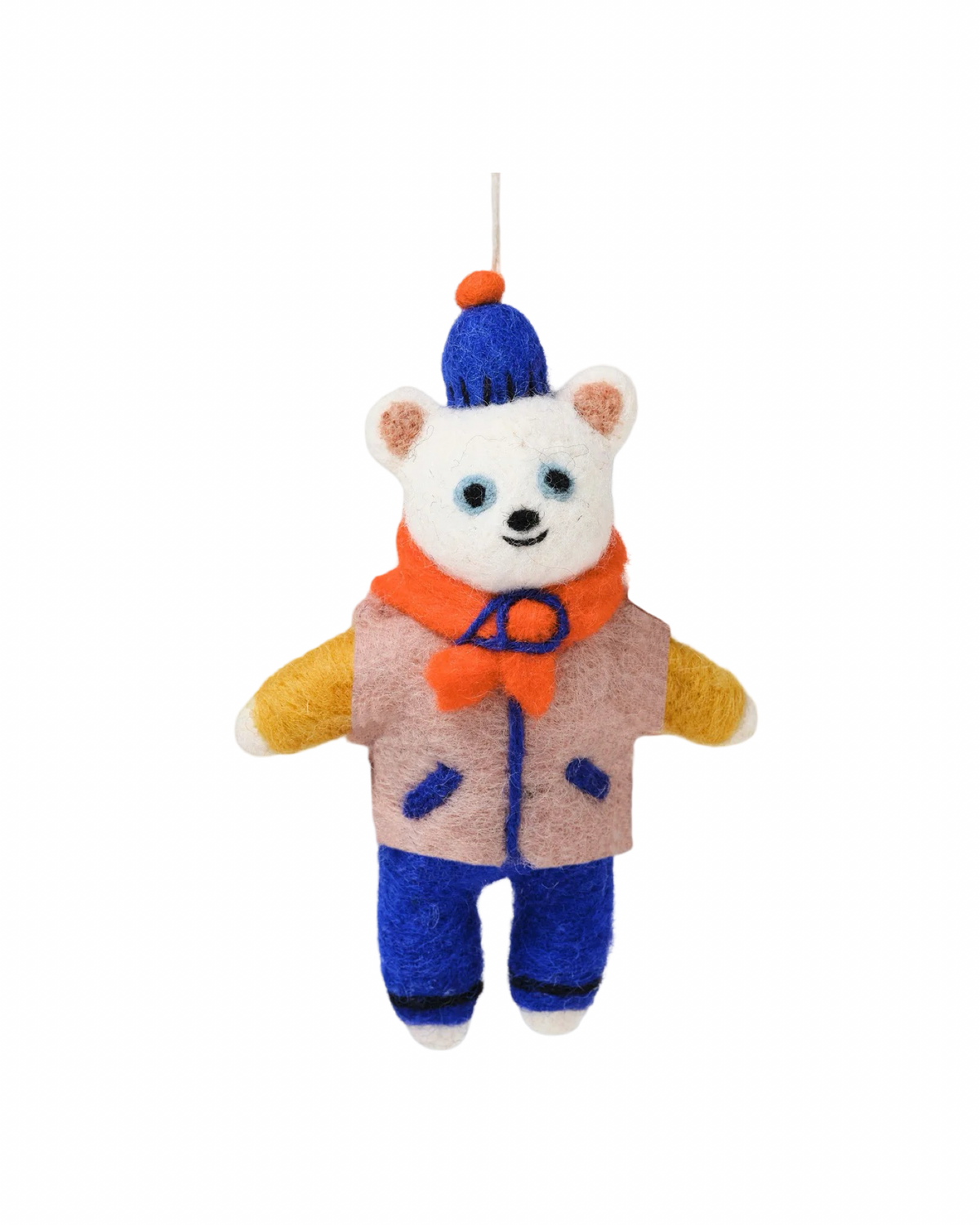 Polar Bear Felt Decoration