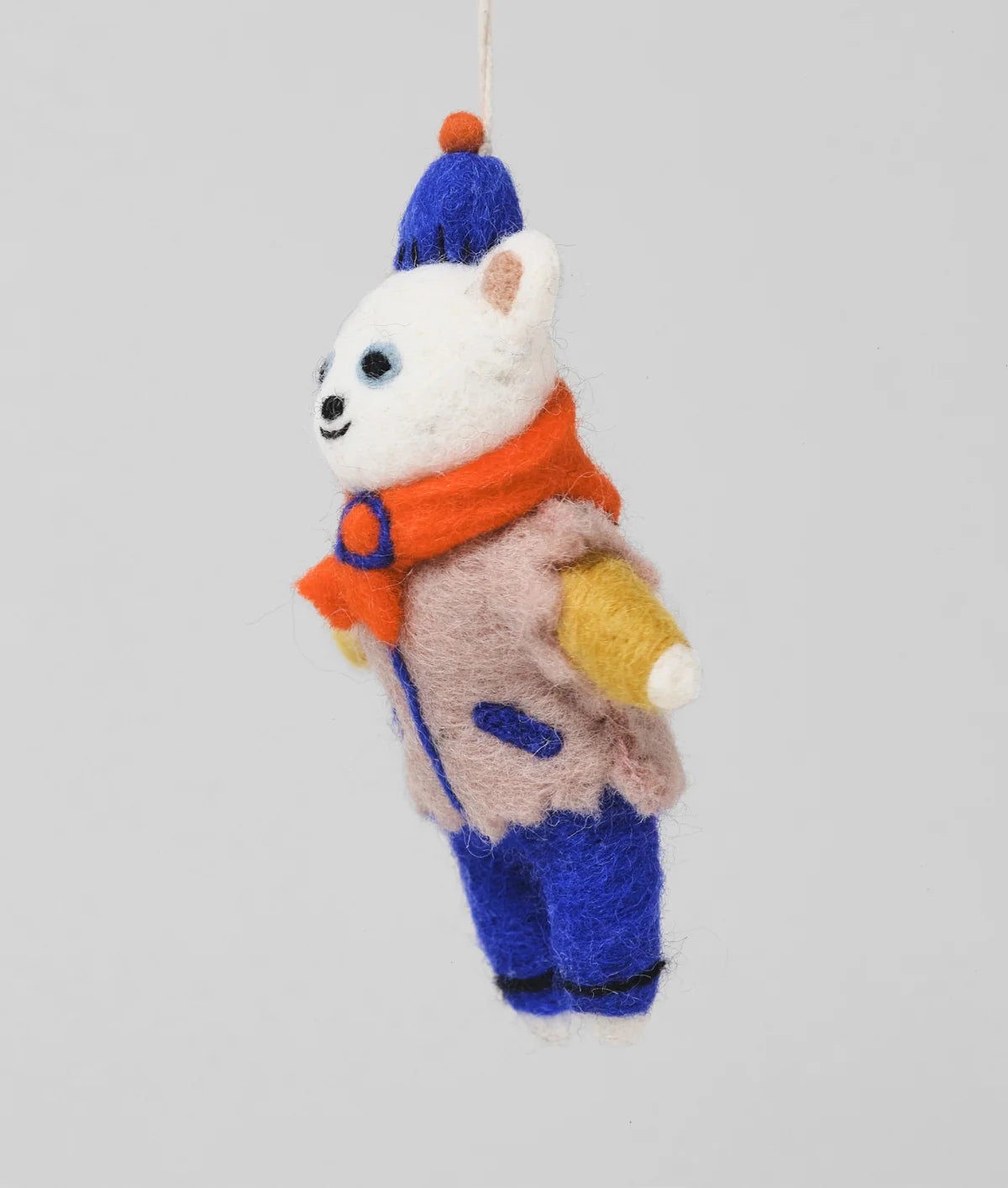 Polar Bear Felt Decoration