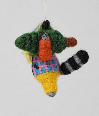 Raccoon Felt Decoration